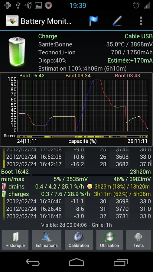 Battery Monitor Widget Pro - screenshot