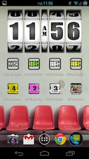 Lastest 3D Rolling Clock WHITE APK for PC