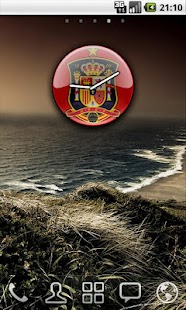 How to download La Roja Analog Clock Widget 2.0 mod apk for laptop