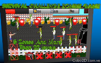 Survival Challenge Zombie Game poster 2