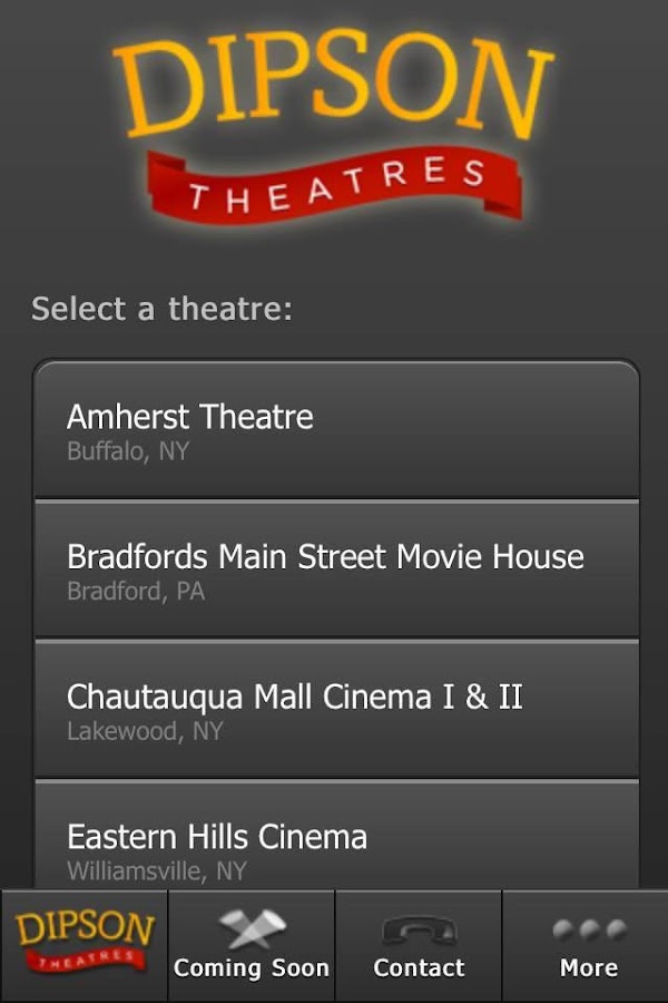 Dipson Theatres Android Apps on Google Play