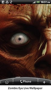 Zombie Eye Live Wallpaper screenshot 0