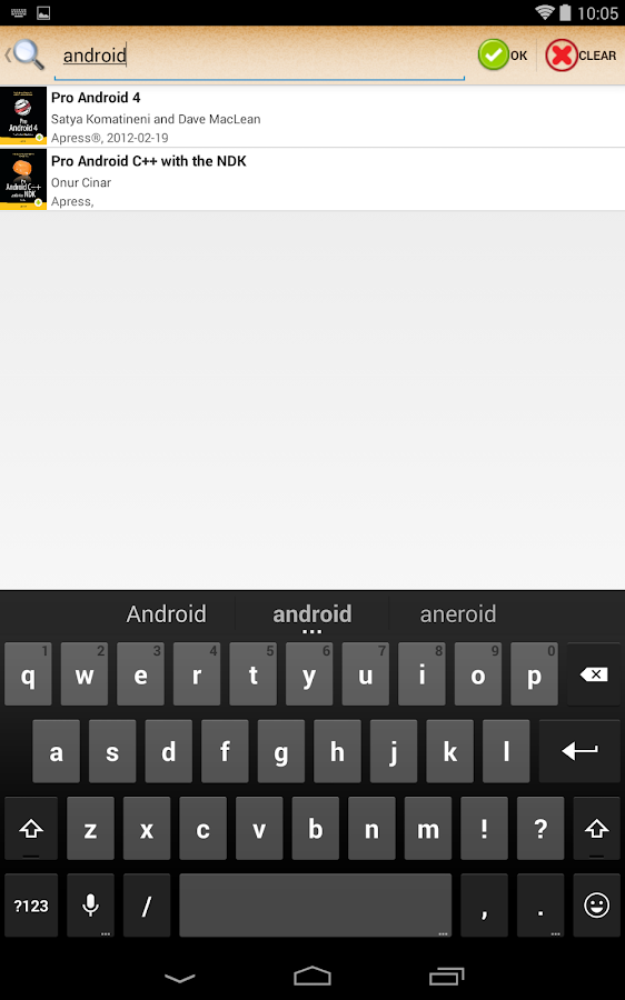    ePub Reader for Android- screenshot  