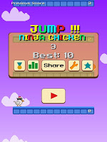 Jump Ninja Chicken APK 屏幕截图图片 #1