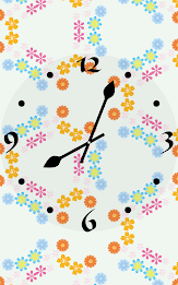 KaleidoscopeClock Flower Free poster 12