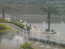 民歌湖舞台喷泉