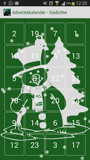 Adventskalender 2014 Gedichte