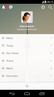 Wunderlist: To-Do List & Tasks - screenshot thumbnail