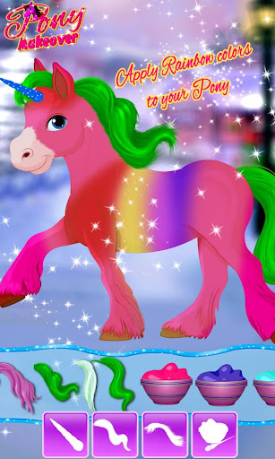 【免費家庭片App】Pony Makeover & Coloring-APP點子