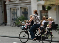 dutch kids on bike
