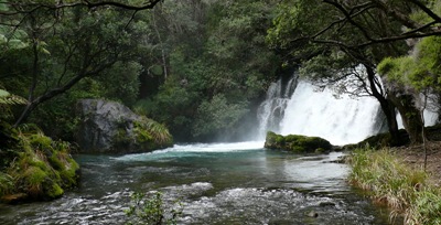 The falls before Tarawera Falls