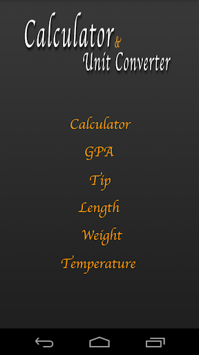 Calculator and Unit Converter