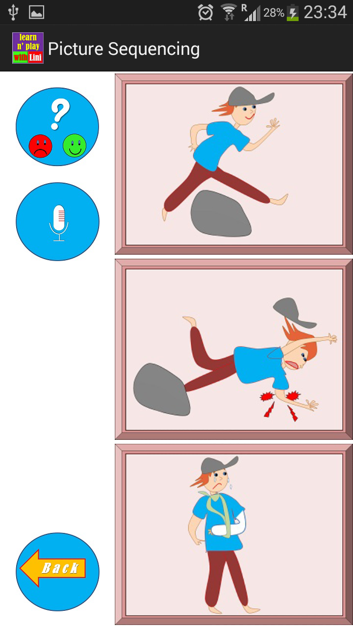 Picture Sequencing Screen 3