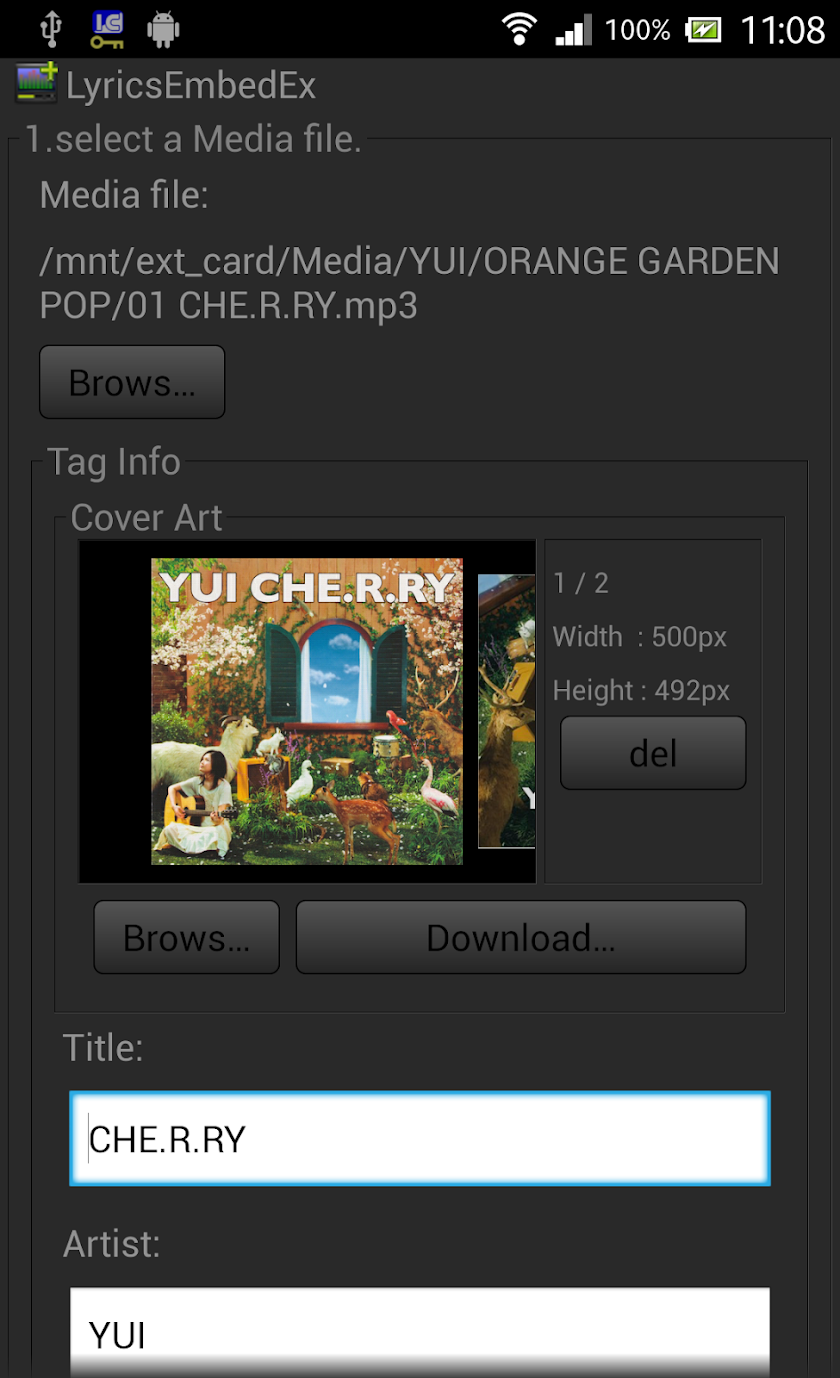 LyricsEmbed lyrics synchro Screen 1