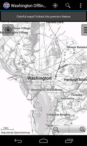 【免費旅遊App】Washington City Map Lite-APP點子