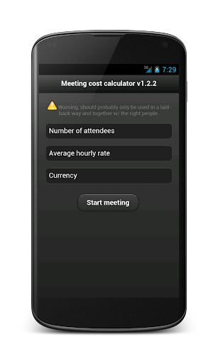 Meeting Cost Calculator