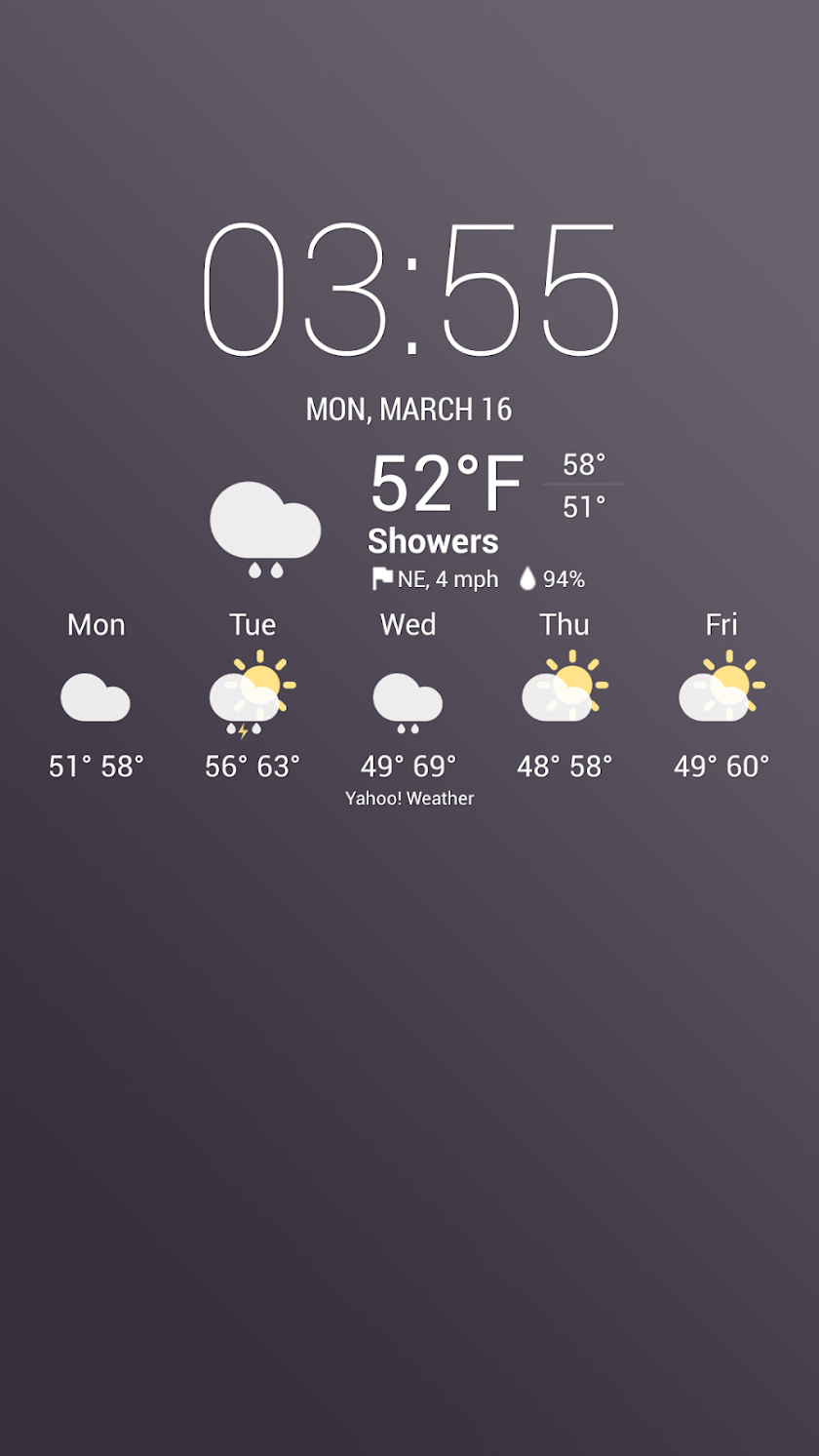 Delicate Theme for Chronus Screen 1