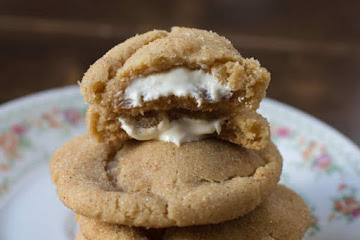 White Chocolate Stuffed Brown Butter Snickerdoodles