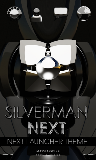 Next Launcher Theme silverman