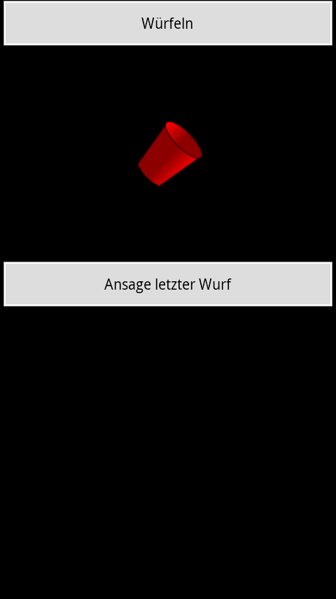 Android application Sprechender Würfel screenshort