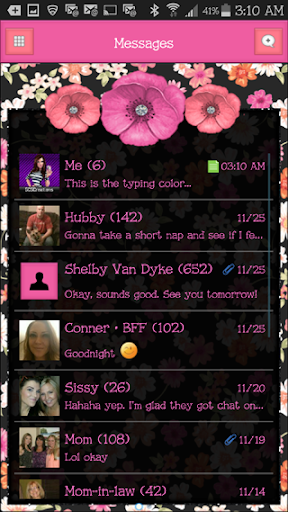 GO SMS THEME - SCS422