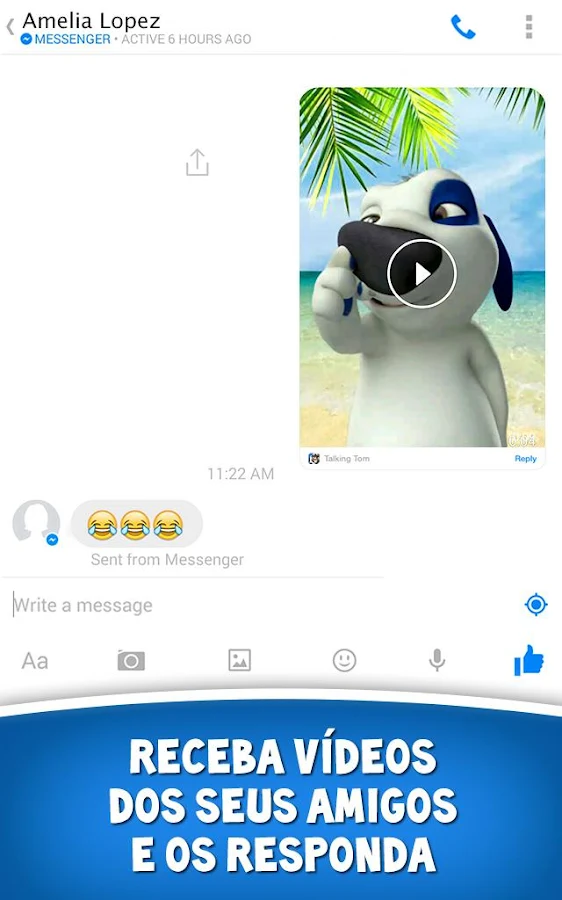 Talking Tom para Messenger apk 1.0