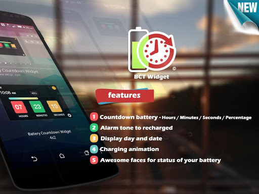 Battery Countdown Timer Widget 1.0 screenshots 1