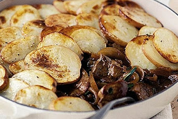 Quick lamb & potato pot