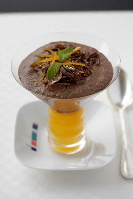 A silky smooth orange chocolate mousse is one of the perennial favorites at Celebrity Cruises's Bistro on Five.