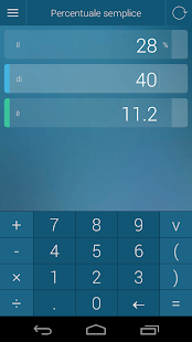 Calcolo Percentuale Screen 2