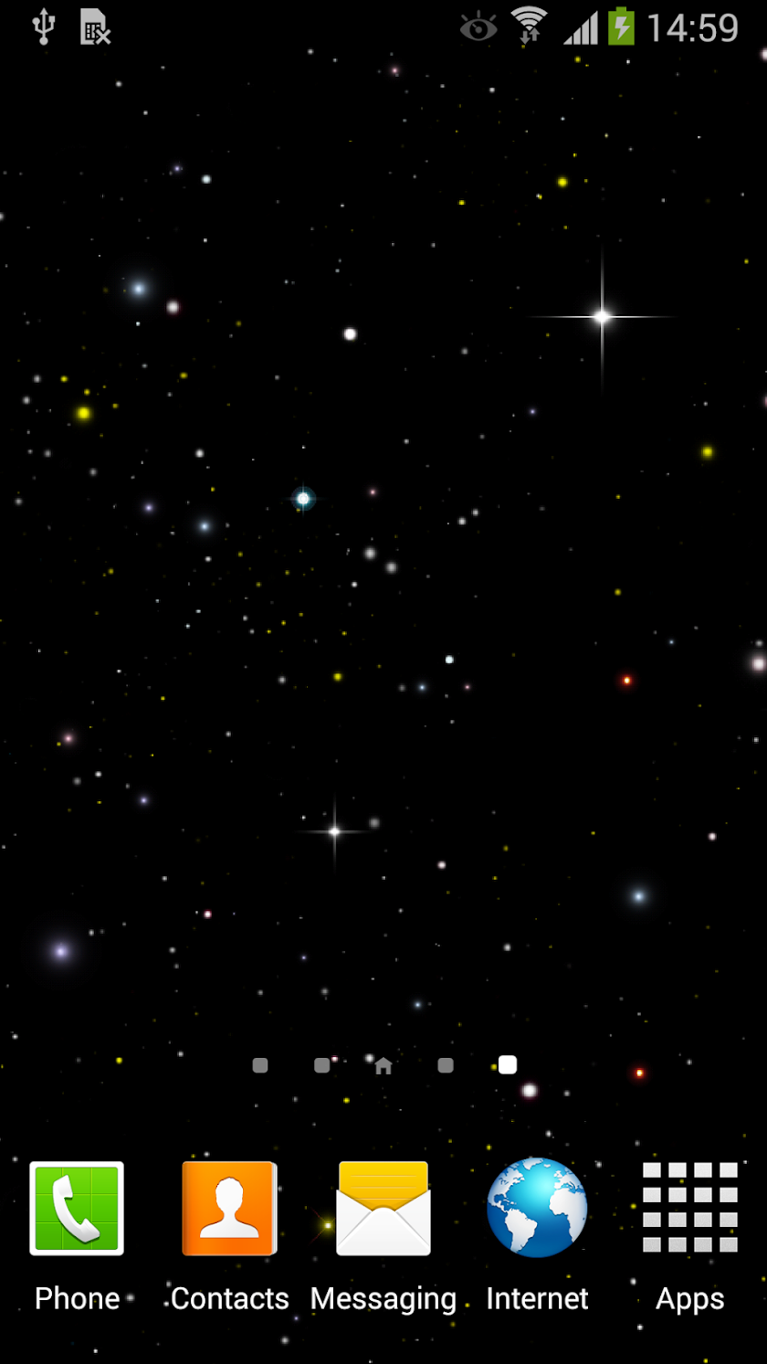 Galaxy 3D Parallax Wallpaper Screen 3
