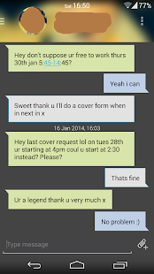 Free Download EvolveSMS Dark Holo Green/Blue APK for PC