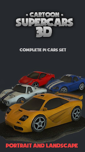 Toon Cars Complete Set 3D lwp