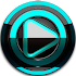 Poweramp skin Black Turquoise3.10 (Paid)