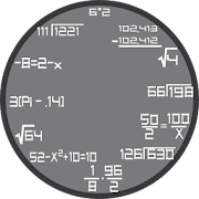 Math Clock Widget
