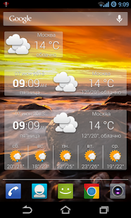 Free Download Weather Widget Minimal style APK for Android