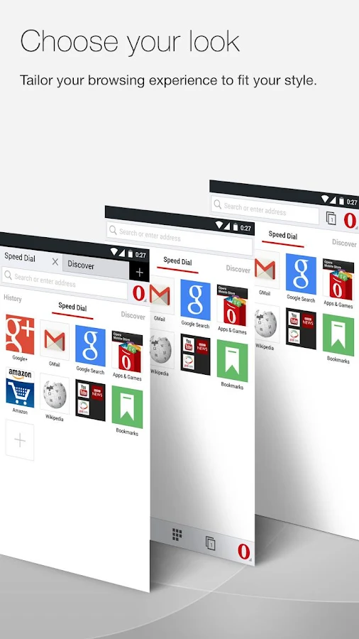 Opera browser for Android - screenshot