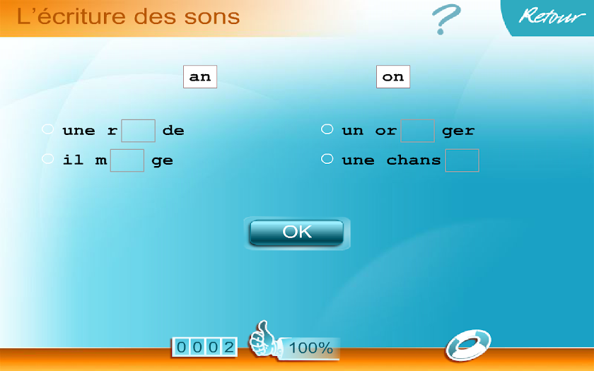 Orthographe CE1 Screen 2