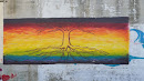 Rainbow Tree Mural