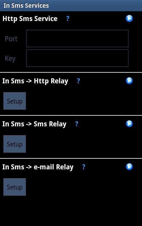 SMS Relay Service Screen 3