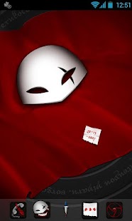 Free Download Blood Mask GO Launcher Theme APK for PC