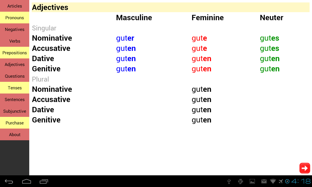 German Grammar - Android Apps on Google Play