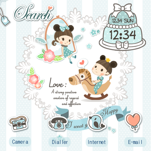 CUKI Theme The Lovely Couple LOGO-APP點子