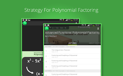 Polynomial Factoring Course poster 3