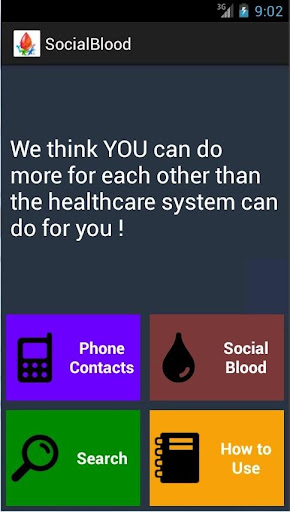 Social Blood Contacts