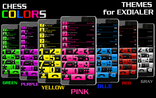 THEME CHES YELLOW FOR EXDIALER