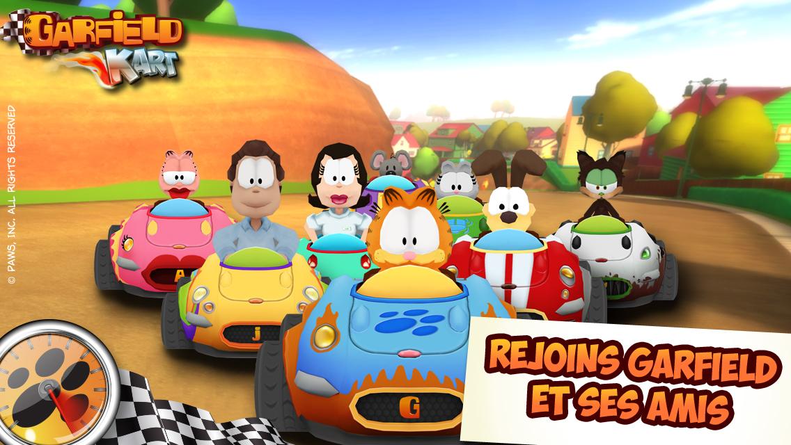 Android application Garfield Kart screenshort