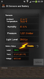 S5 Sensors and Battery Status poster 2