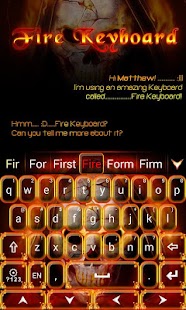 Fire Soul GO Keyboard Theme Screenshots 3