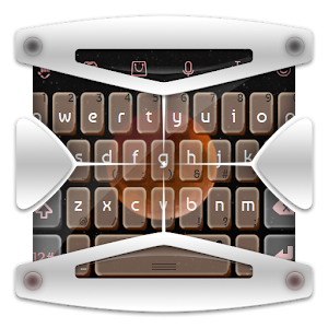 Dark Red Moon TouchPal Theme 4.1